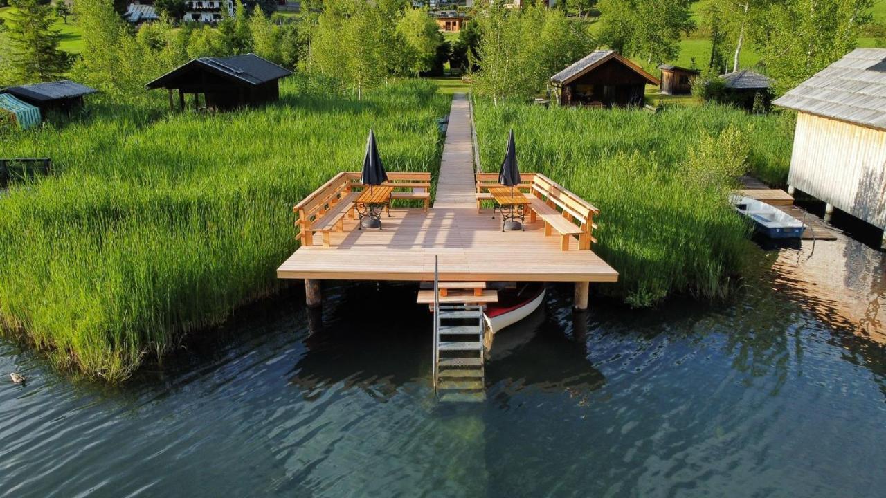 Ferienhaus Holzer Weissensee Esterno foto